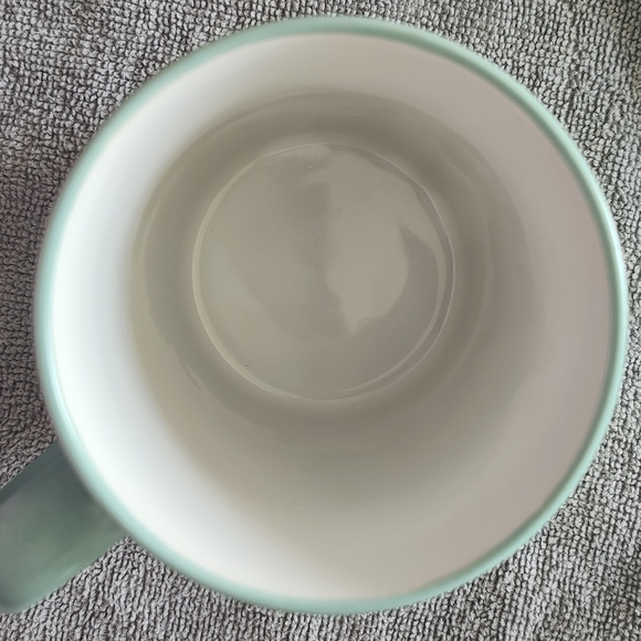 Ayesha Curry Green Teal Mug For Coffee Or Tea with Gold Accents - Picture 2 of 8